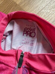 Dámský růžový cyklistický dres Crivit, vel. L-XL - 2