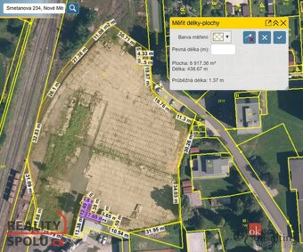 Prodej, pozemky/bydlení, 8920 m2, Smetanova 234, 46365 Nové - 2