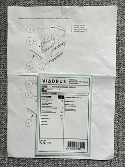 Keramické vložky pro kotel. VIADRUS HERCULES U26 ECO 5 čl. - 2