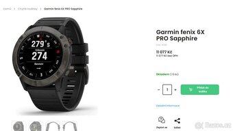 Garmin fenix 6X PRO Sapphire - 2