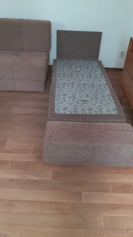 2ks rozkládacích čalouněných křesel - 2
