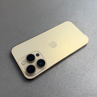 iPhone 14 Pro 256GB zlatý, jako nový bez škrábance - 2