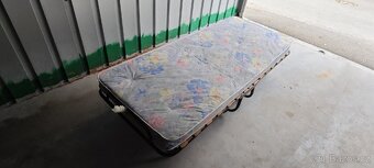 Rozkládací postel na kolečkách lamely - 2