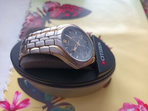 Citizen E860,490072,K02985, ECO drive,pozlacené,titan - 2