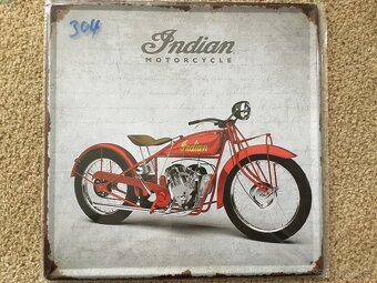 Motocyklové tabulky Indian - 8 kusů - 2