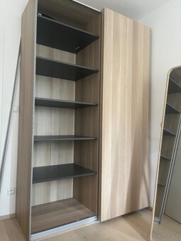 Skříň do ložnice Ikea 150x236cm bíle moř. dub - 2
