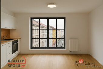 Pronájem, byty/1+kk, 29 m2, Bratislavská 946/82, 60200 Brno, - 2