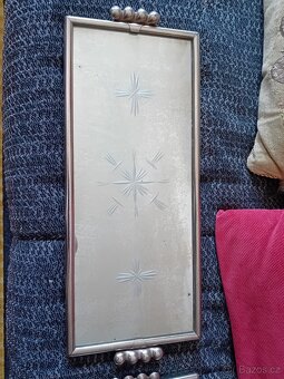 Podnosy historické zrcadlo, nerez - 2