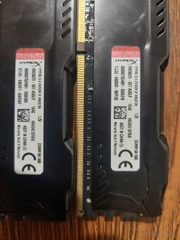 RAM DDR4 2x8 GB (16 GB) 2400 MHz Kingston HyperX Fury Black - 2