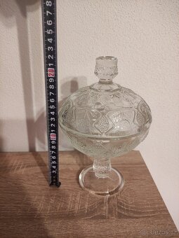 Stará skleněná cukřenka - 2