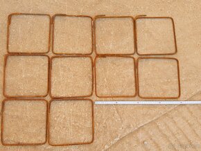Třmínky 200x200mm průměr 6mm - výztuž věnce, základů - 2