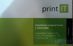 Toner Cartridge C CRG728BK - CLT406BK/CLP360 BK - 2