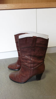 kožené kozačky Vagabond velikost 38 - 2