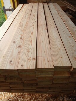 Plotovka modřínová, hoblovaná/nehoblovaná - 2