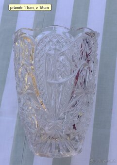 broušená váza - 2