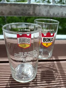 Retro sklenice Hořčice Bona - 2