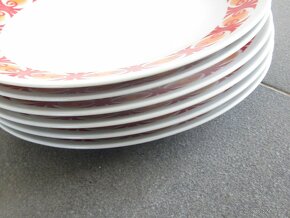 Staré talíře,mělké, porcelán,Retro - 2