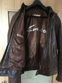 Pánská kožená bunda značky EVOCO - 2