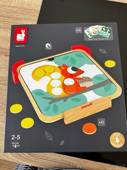 JANOD magnetická skládačka na učení barev - 2