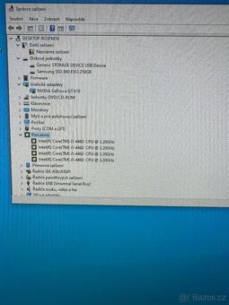Stolní pc+monitor-i5, 16Gb ram, gt 610, ssd 250 a 1Tb hdd - 2