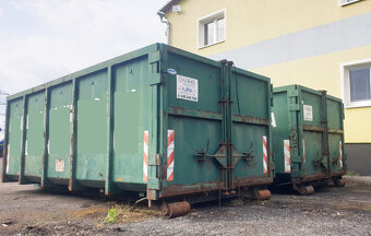 20.5m3 velkoobjem vana 5x2.4x1.8m hák1.6m kontejner Multitec - 2