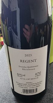 Německé červené víno REGENT 2023 – 0,75 l - 2