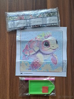5D diamantove malování, želva - 2