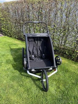 Thule Chariot Sport 2 Double Black (jogging set + cyklo set) - 2