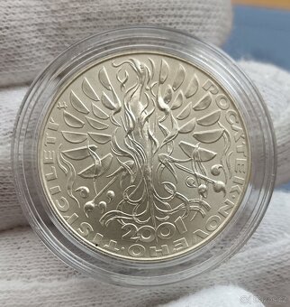 Stříbrná 200kč ČNB 2001 BK provedení - 2