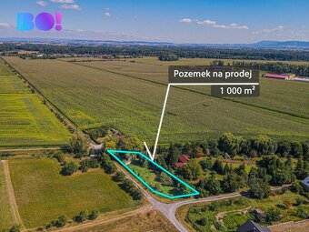 Prodej stavebního pozemku 1000 m², Trávník, Kroměříž - 2