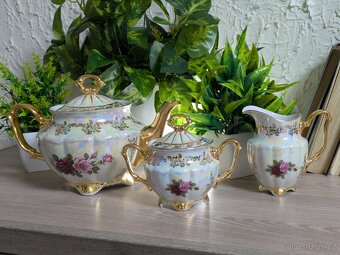 Luxusní porcelánový čajový servis Originál Decor - 2