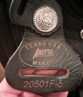 Koňské sedla. Anglické sedlo KENTAUR, westernové ABETTA - 2