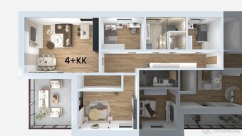 Nový střešní byt 4+kk s velkou terasou - Horská, Litvínov - 2