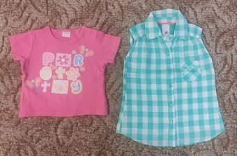 Dívčí trička vel.6m, ,98, 104/110 - 2