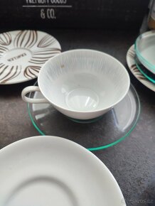 Podšálky, šálky, dózy na cukr - 2