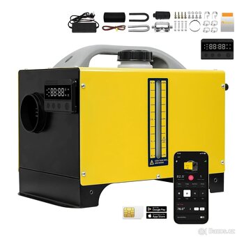 Bufík Naftové topení 8KW LCD SIM LTE GSM 12/230V - 2