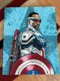 Obraz Captain America / Sam Wilson (Falcon) 40x50cm - akryl - 2
