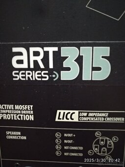 rcf-315 RCF ART Series 315 Itálie. modré logo. - 2