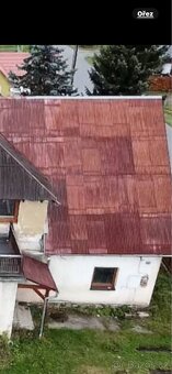 Plechová střešní krytina – 160 m², 95 ks levně - 2