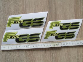 Samolepka sada tmavá BMW F700GS - 2