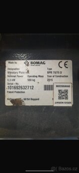 Bomag vibracni deska - 2