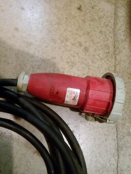 Gumový prodlužovací kabel 400 V s koncovkami 4x16A - 2