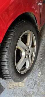 Alu kola 5x100 r15 zimní pneu skoda seat audi vw - 2