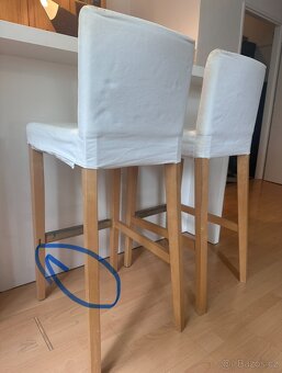 2x barové židle Henriksdal - IKEA - 2