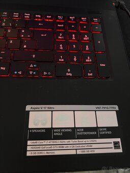 Acer Aspire V Nitro. Intel® Core™ i7 i7-4710HQ - 2