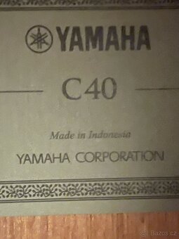 Klasická kytara Yamaha C40 - 2