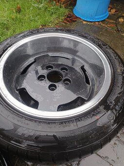 BMW 5x120 old school, límcová sada Borbet CW  , dvojí šíře. - 2