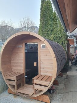 Fínska sudová sauna - 2