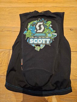 Juniorský chránič páteře Scott Airflex Vest XS (7-9 let) - 2