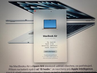 MacBook Air M4 13” 24/512 stříbrný - 2